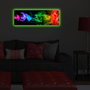 Wallity Cuadro Decorativo en Lienzo Iluminado con LEDs 30 x 90 cm